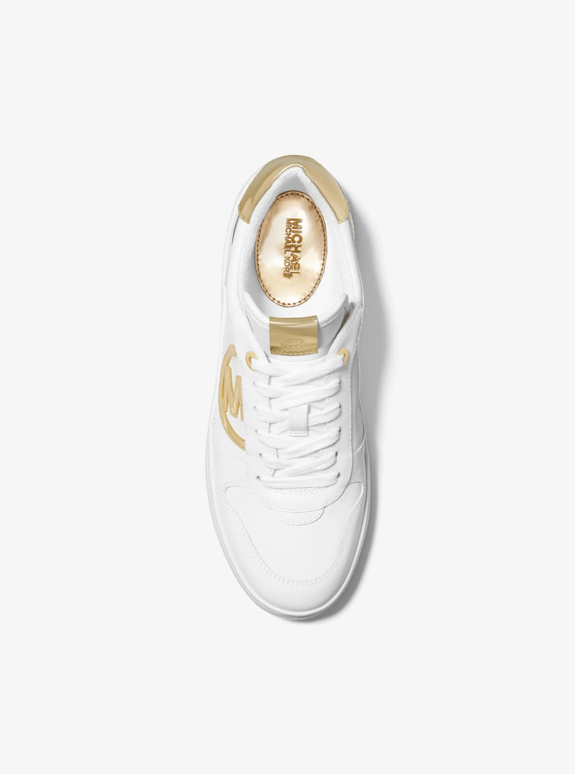 michael kors gertie studded leather sneaker