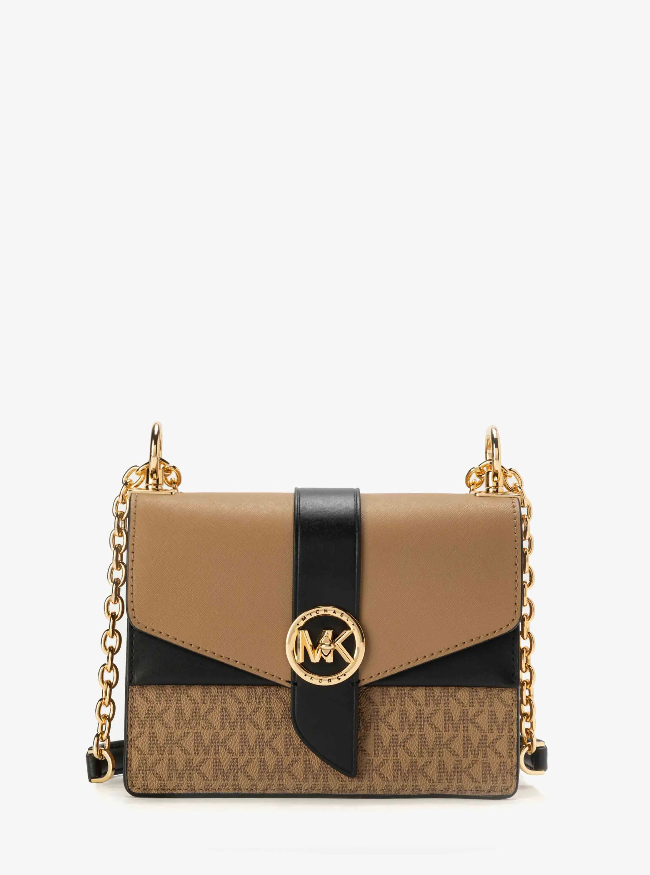 MICHAEL KORS 中国官方在线精品店- Greenwich 小号老花链条斜挎包