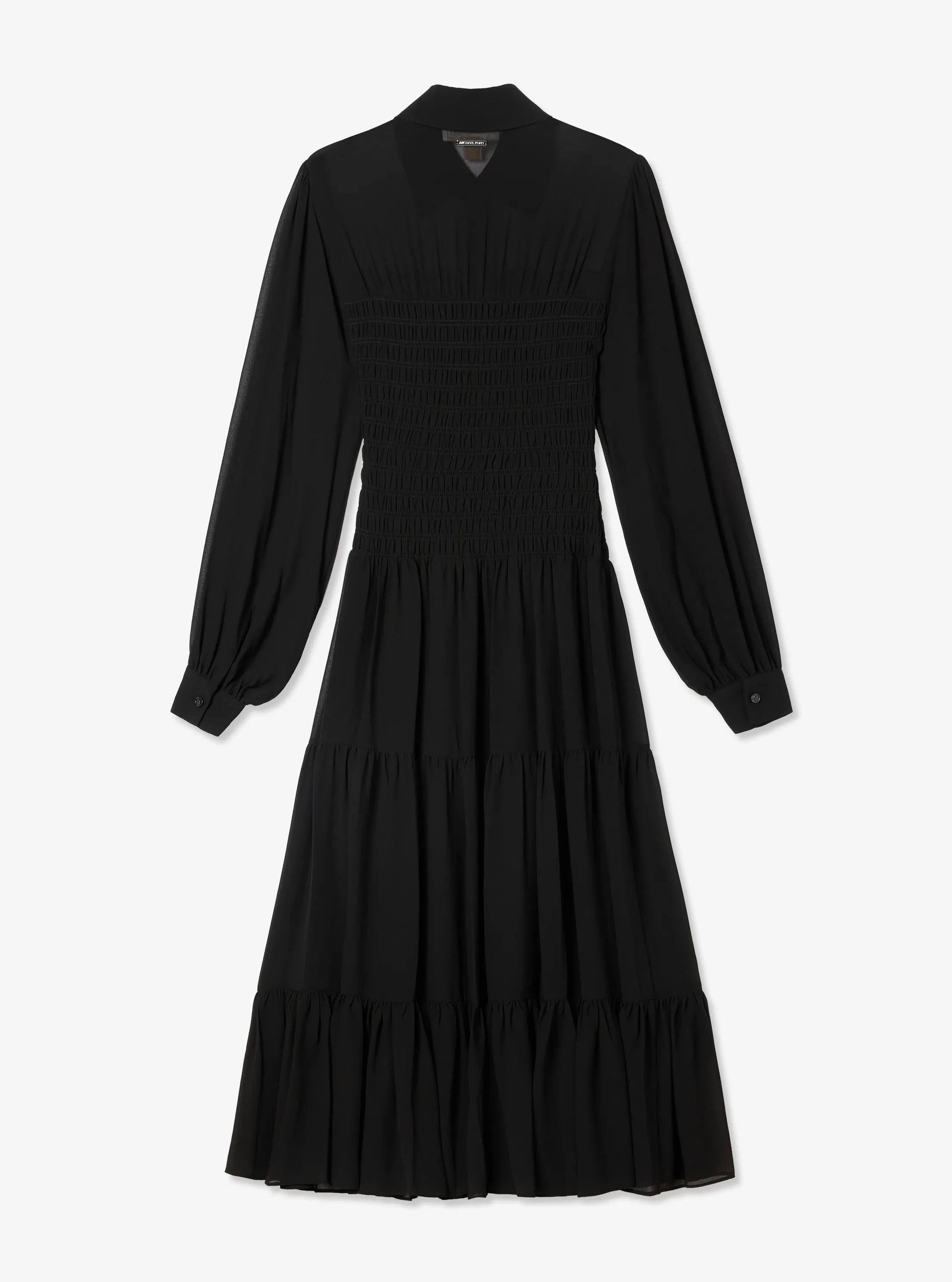 HANGRY&ANGRYワンピース 青×黒　美品/连衣裙，蓝黑配色，成色极佳 MICHAEL KORS 中国官方在线精品店- 黑色长袖连衣裙