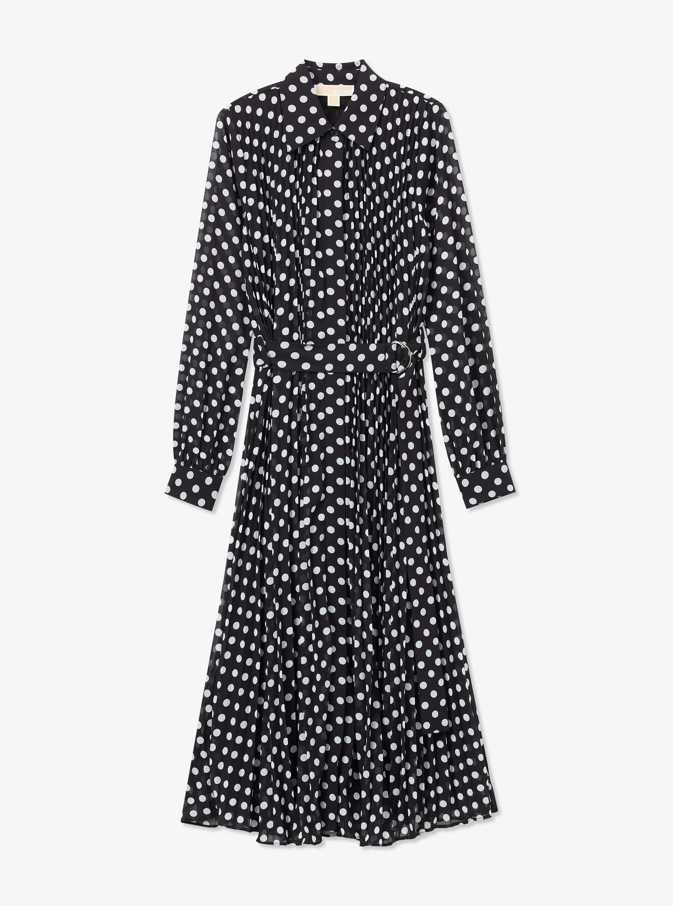 MICHAEL KORS 中国官方在线精品店- 圆点长袖连衣裙